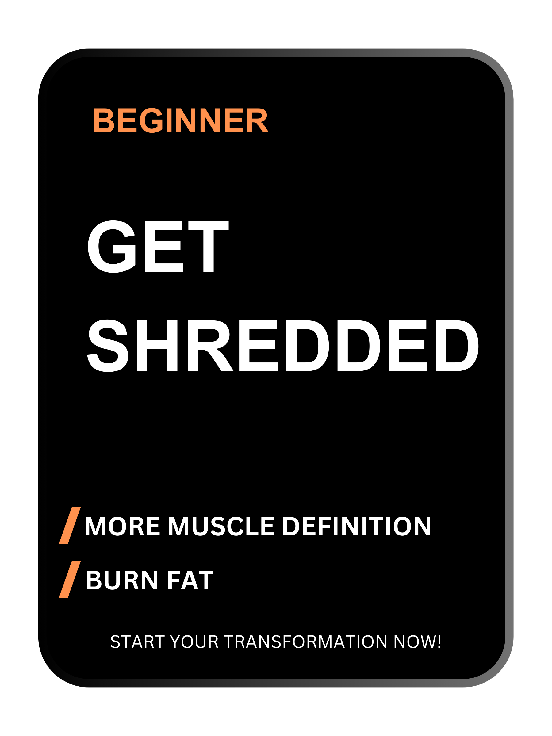 Fat shredding workout online plan