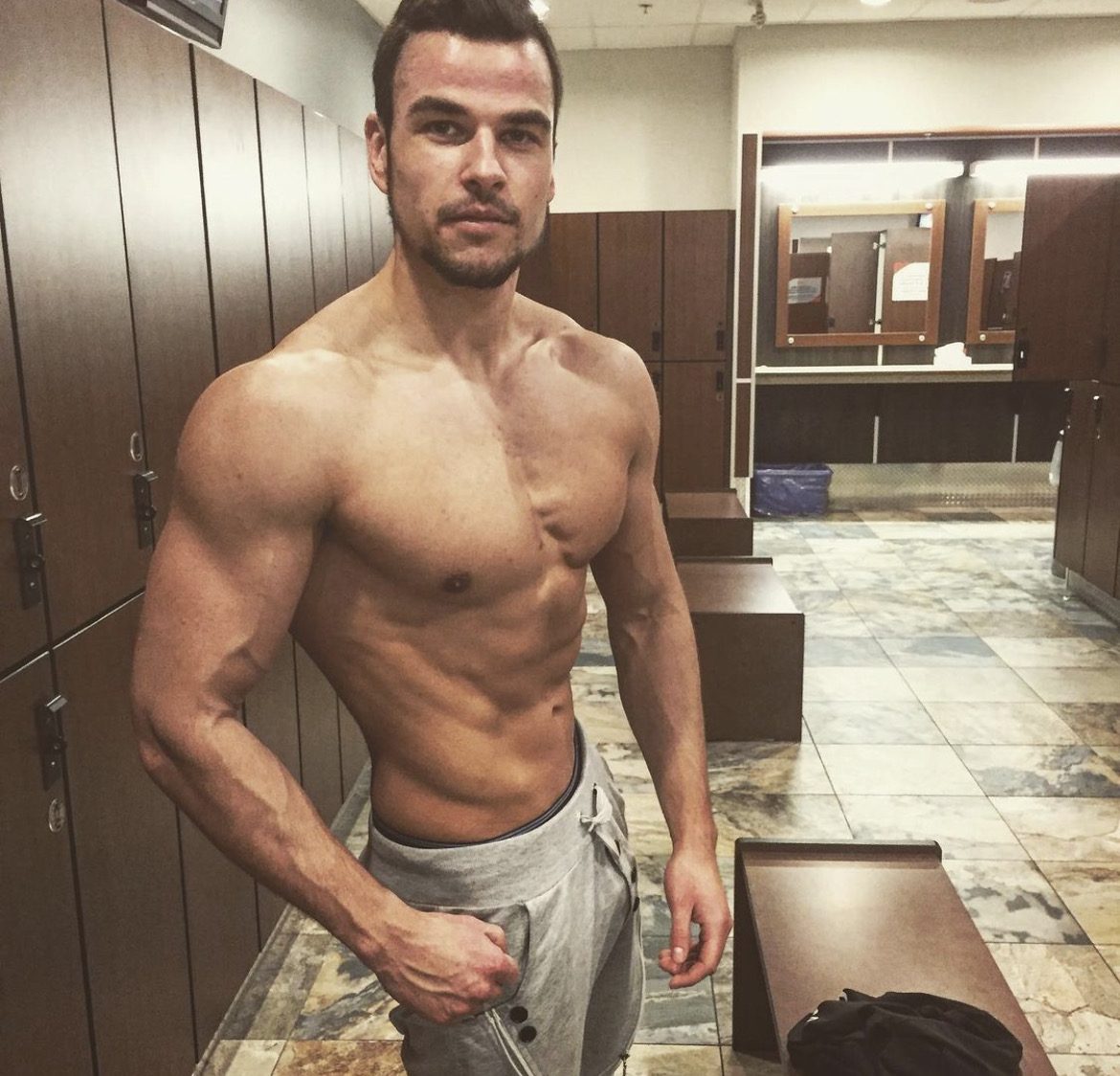 Rudolf Soltes athletic physique